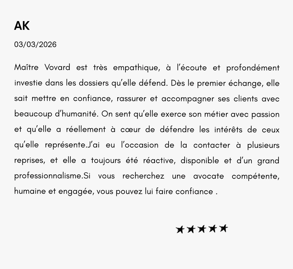 Avis client